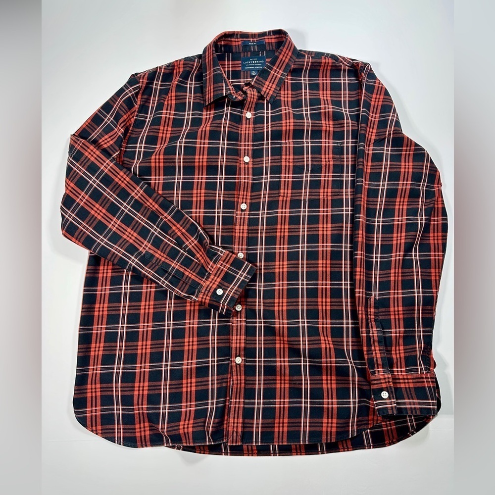 Men’s Lucky Brand Plaid Shirt Size XL​​​​